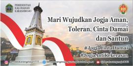 JOGJA CINTA DAMAI DAN ANTI KEKERASAN